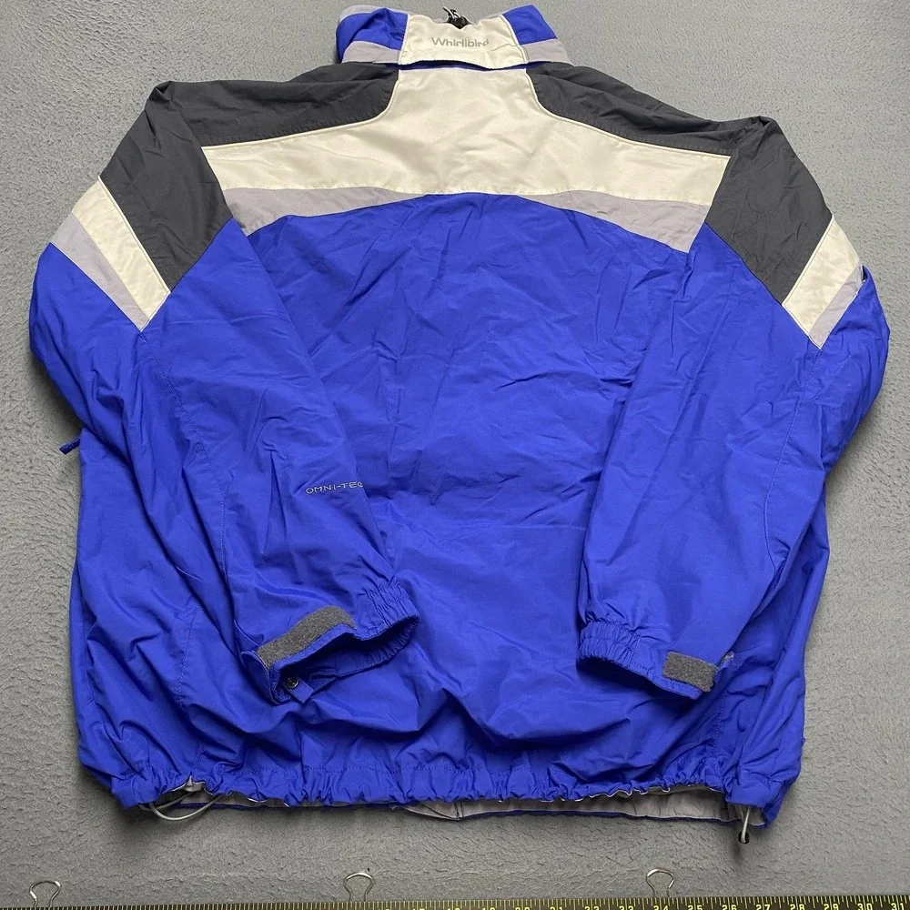 Columbia Jacket Mens‎ Large Blue Omni-Tech Whirlibird 3-in-1 Ski Snow Waterproof